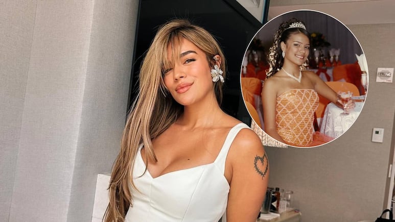 Karol G desempolva las fotos de sus XV años y revela su pasión por el mariachi