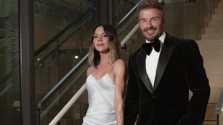 Victoria y David Beckham