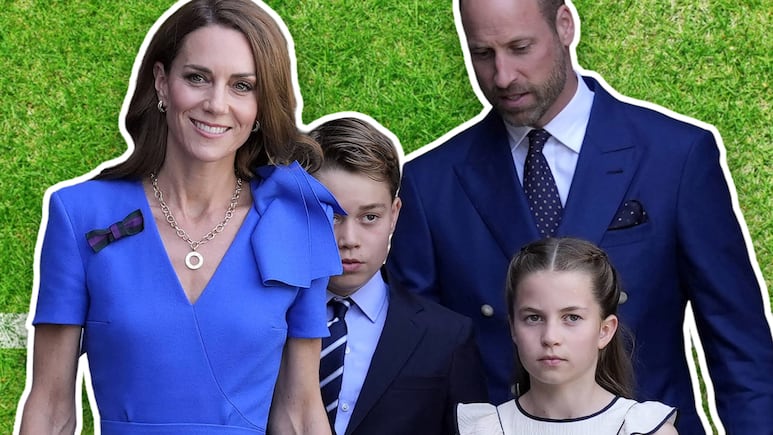 familia real en wimbledon