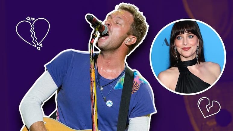 Chris Martin canta Sparks en concierto tras ruptura con Dakota Johnson