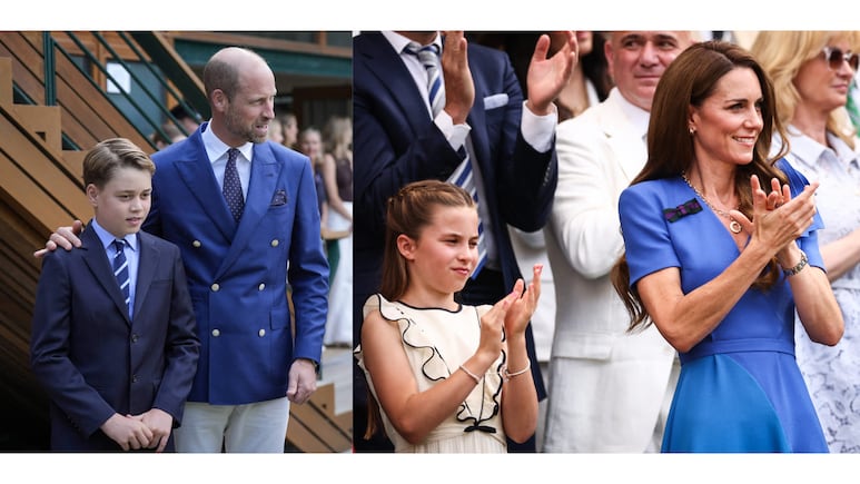 Príncipes de Galés en Wimbledon 2025