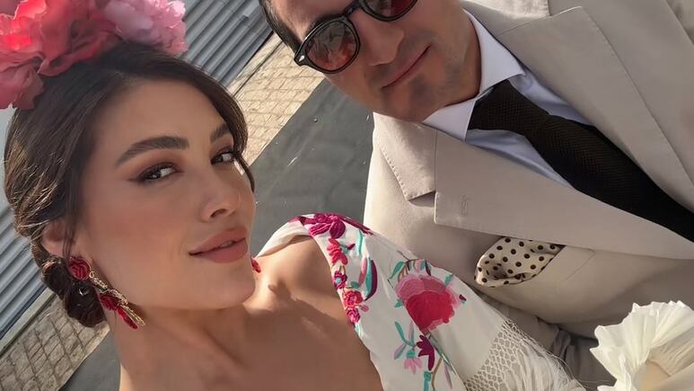 Michelle Salas y Danilo Díaz en la Feria de Sevilla 2025