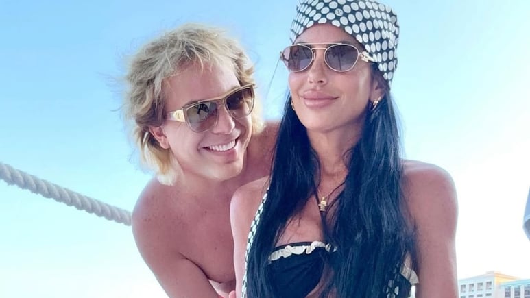 Cristian Castro y Mariela Sánchez en Italia