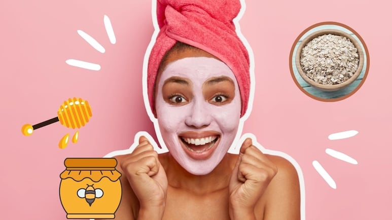 mascarilla avena y miel