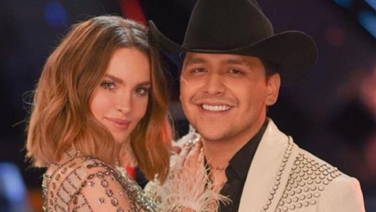 Belinda y Christian Nodal presentan al nuevo integrante de su familia (FOTO)