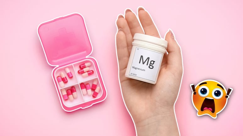 Suplemento de magnesio junto a medicamentos