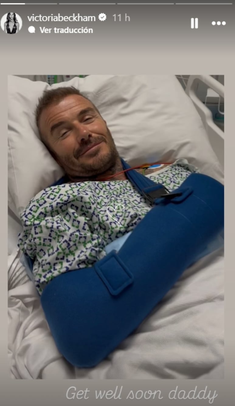 David Beckham hospitalizado