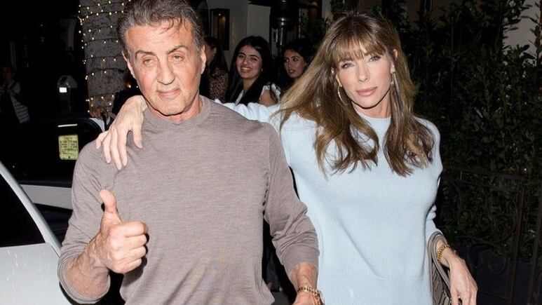La esposa de Sylvester Stallone pide el divorcio después de 25 años de matrimonio