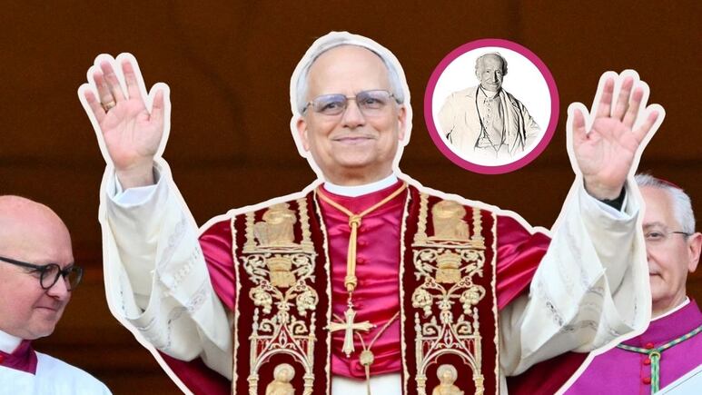 papa león XIV y papa león XIII