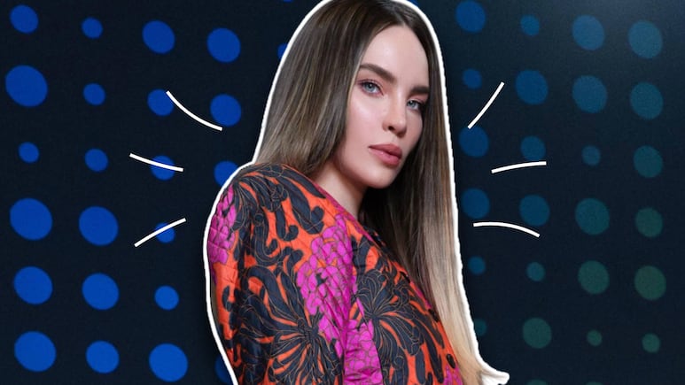 Belinda con look ochentero en Mentiras: La serie