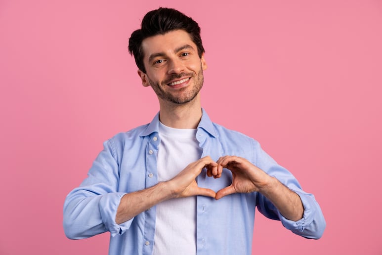 hombre enamorado