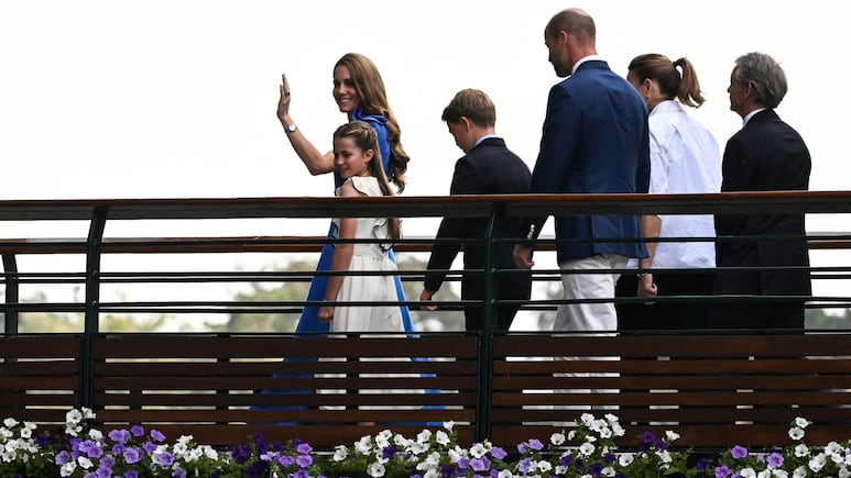 Príncipes de Galés en Wimbledon 2025