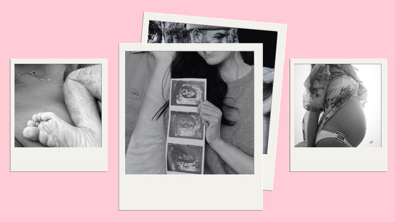 Johanna Curé pierde a su hijo. Fotos: Instagram