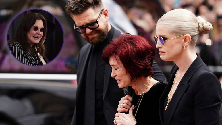 Familia Osbourne despide a Ozzy entre lágrimas y flores