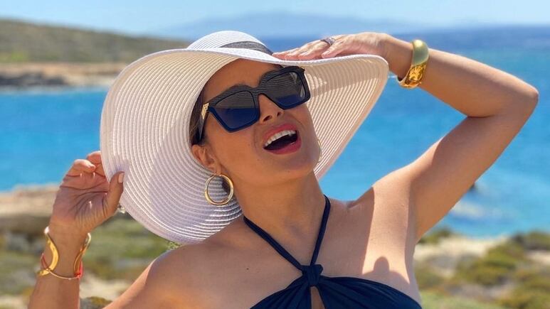 El accidente que arruinó las vacaciones de Salma Hayek