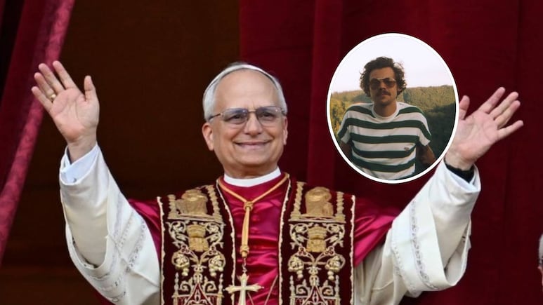 Harry Styles captado durante presentación del nuevo Papa León XIV en el Vaticano