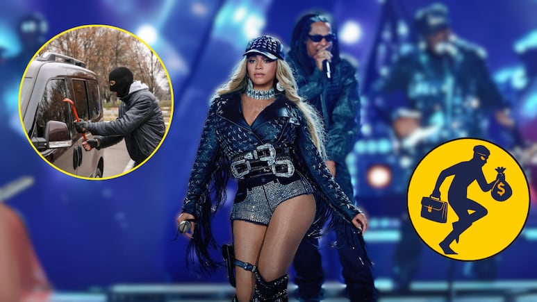 Roban canciones inéditas y documentos de la gira de Beyoncé en Atlanta