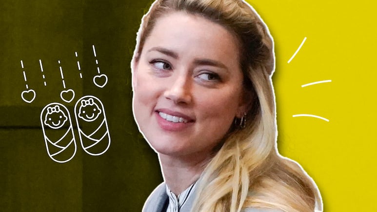 Amber Heard celebra el Día de las Madres con la llegada de sus gemelos