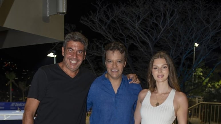 Arturo Elías Ayub y más personalidades presente en el Abierto Mexicano de Tenis en Acapulco