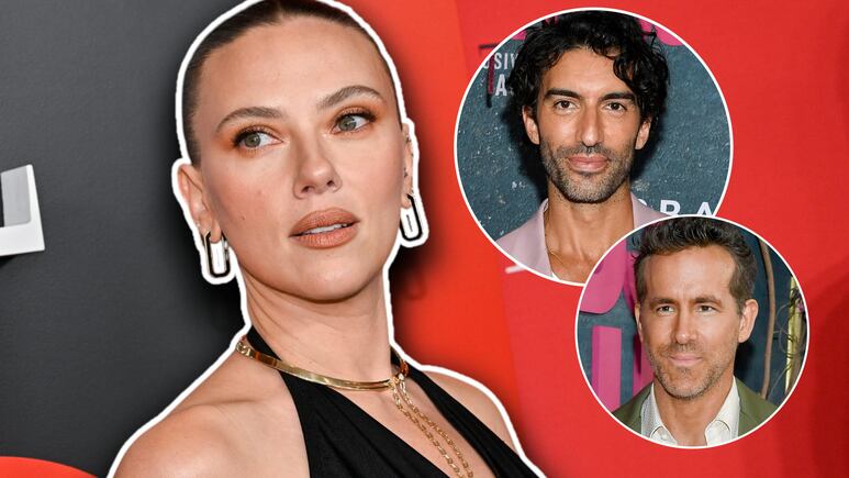 Scarlett Johansson se ríe al hablar de Justin Baldoni y Ryan Reynolds