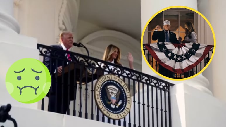 El incómodo gesto entre Donald y Melania Trump que captó la atención en la Casa Blanca