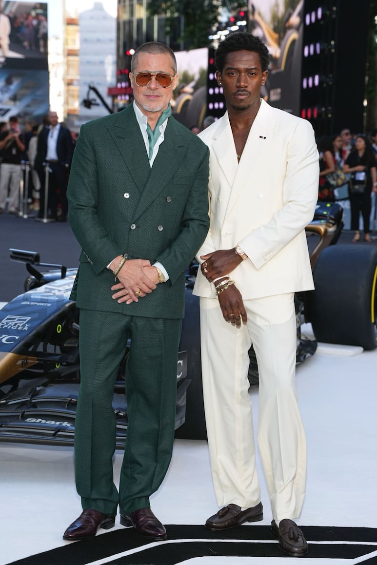 Brad Pitt y Damson Idris