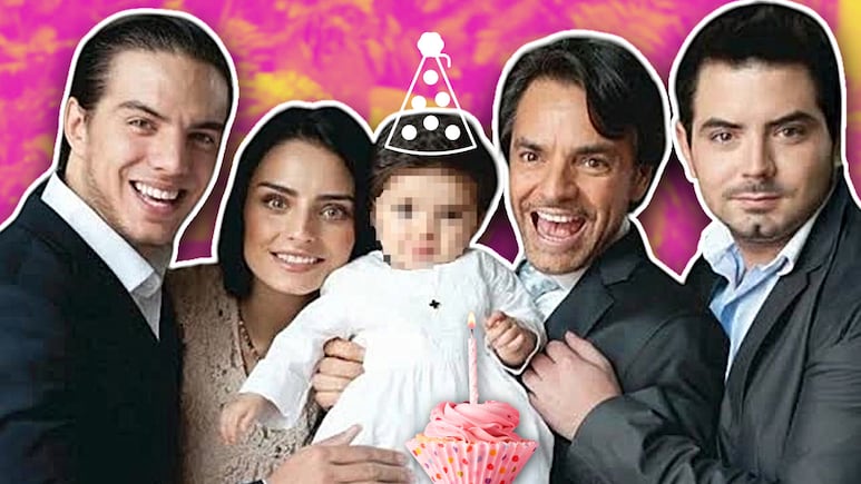 Tessa Derbez celebrando su primer cumpleaños