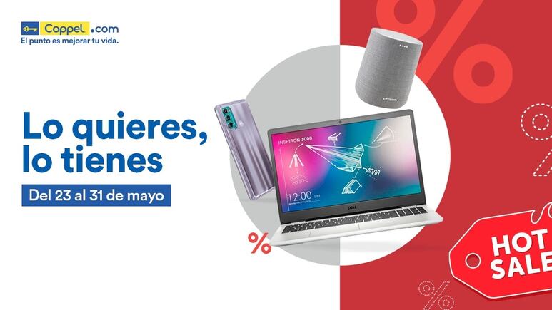 Últimas ofertas del Hot Sale: productos con hasta un 60% de descuento en Coppel