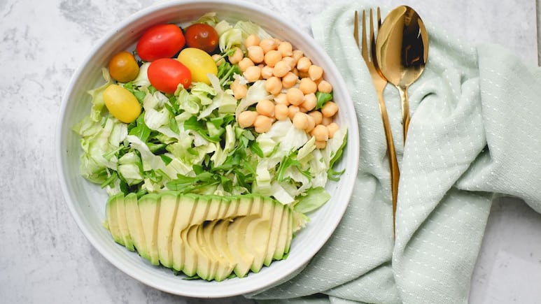 Plato equilibrado de comida