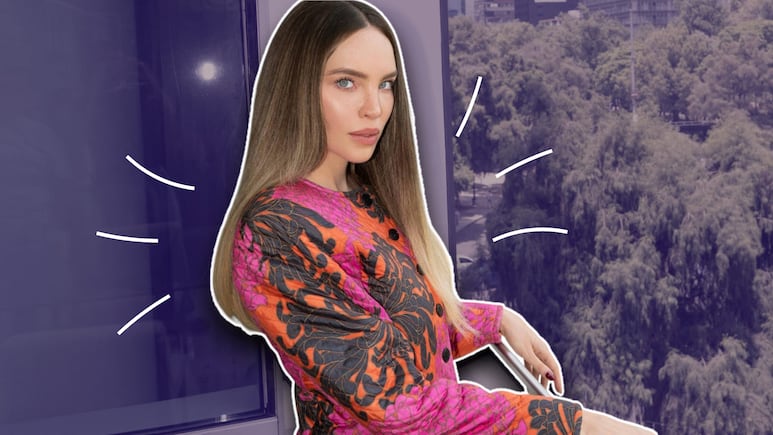 Belinda usando un saco vintage de Yves Saint Laurent de 1986