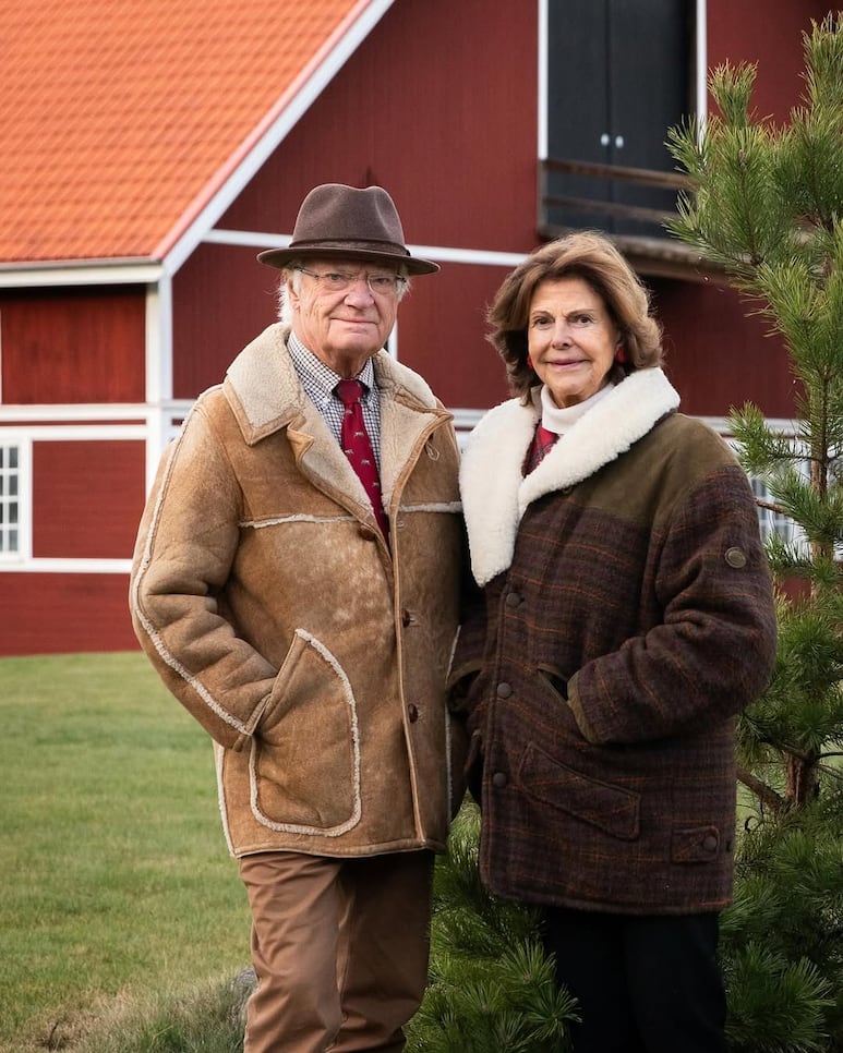 Silvia Renate y su esposo el rey de suecia