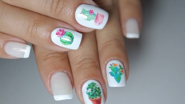 Uñas acrílico: Los 5 diseños con cactus más bonitos para celebrar este 15 de septiembre