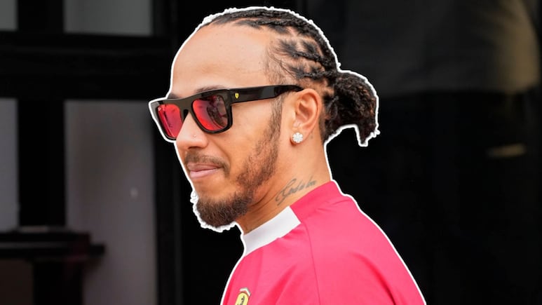 Lewis Hamilton con su colección cápsula Dior