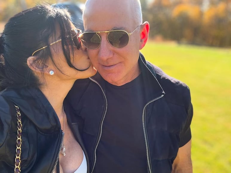 lauren sánchez y jeff bezos