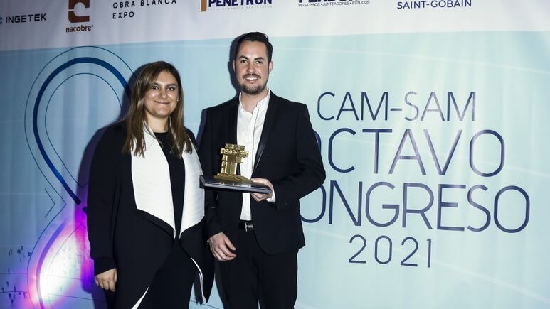 Los arquitectos Carlos Faci y Marina Leboreiro son galardonados en los Premios CAM SAM 2021