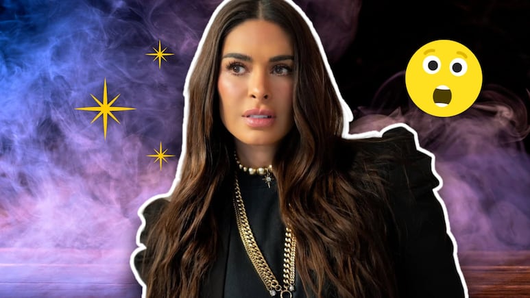 Galilea Montijo revelando su ritual de protección espiritual