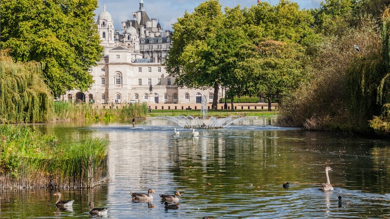 St James Park en Londres, Inglaterra