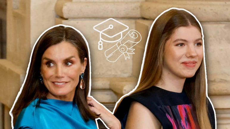 La infanta Sofía usa el color favorito de la reina Letizia para su graduación