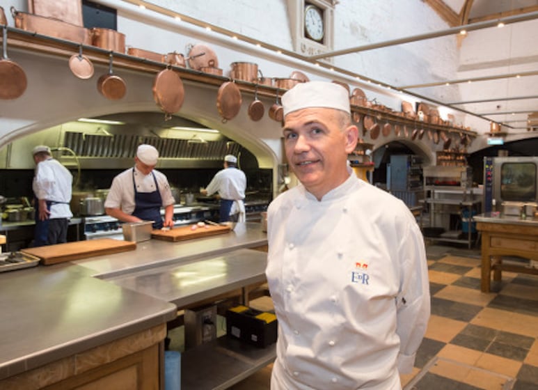 Mark Flanagan chef ejecutivo del Palacio de Buckingham desde 2002