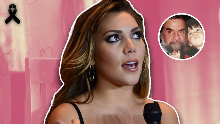 Frida Sofía Guzmán en luto tras la muerte de su abuelo pat