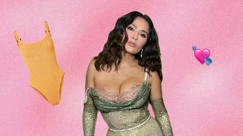 Salma Hayek usa 3 trajes de baño que regalan glúteos perfectos a los 50