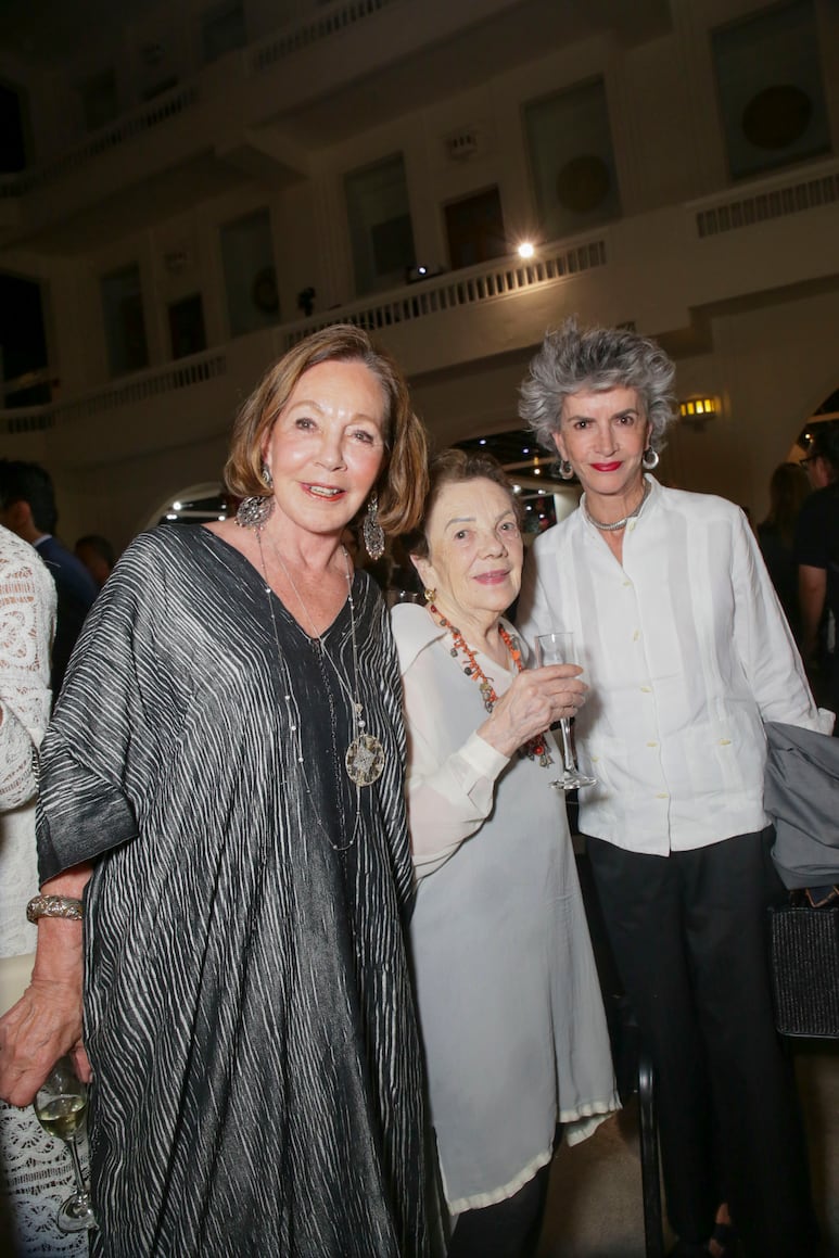 Rodrigo Rivero Lake, Margarita González y Alfonso de Bustos.