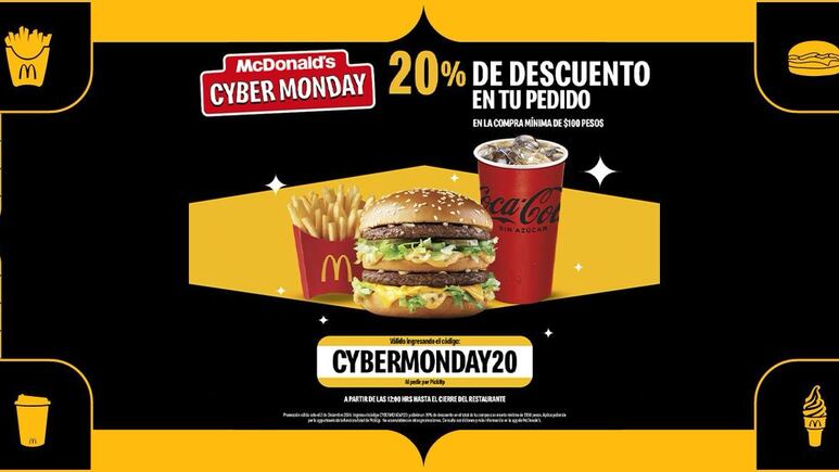 ¡Celebra App Friday y Cyber Monday con la app de McDonald’s! Ofertas exclusivas y deliciosas sorpresas te esperan este fin de semana