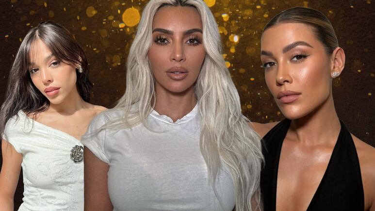 Danna Paola, Michele Salas y Kim Kardashian modelan el minibikini chocolate para el verano