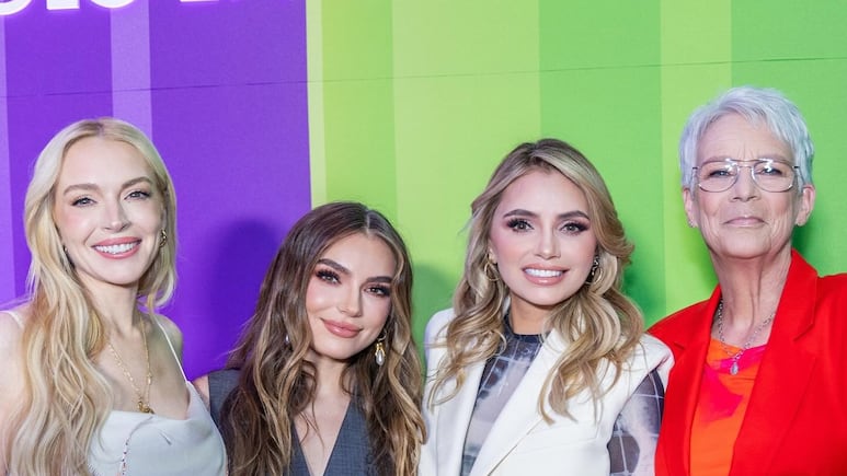 ¿Viernes de locos a la mexicana? Angélica y Sofía Castro se reúnen con Lindsay Lohan y Jamie Lee Curtis