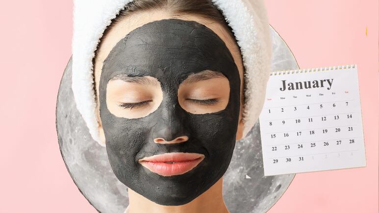 Calendario Lunar 2025: Los mejores días de enero para aplicar mascarillas faciales y capilares