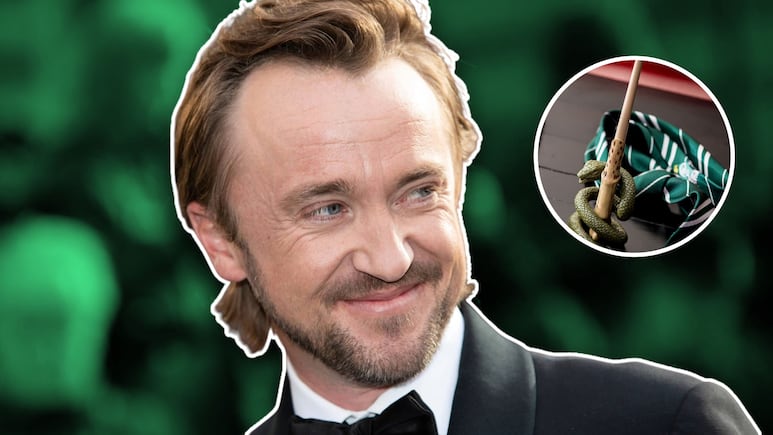 Tom Felton como Draco Malfoy en su regreso a Broadway