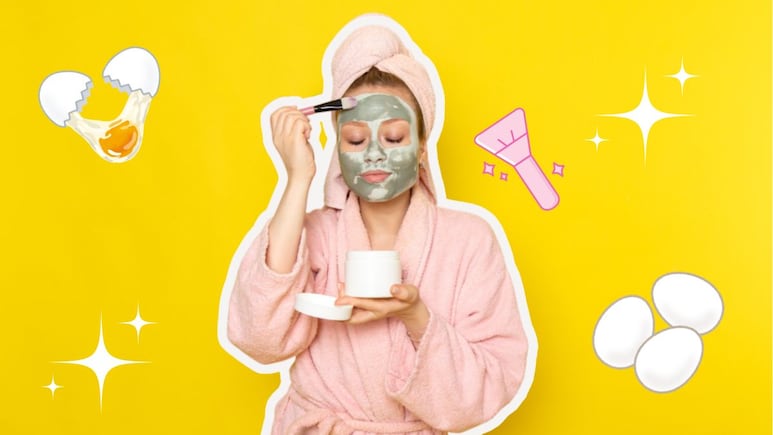 clara de huevo mascarillas