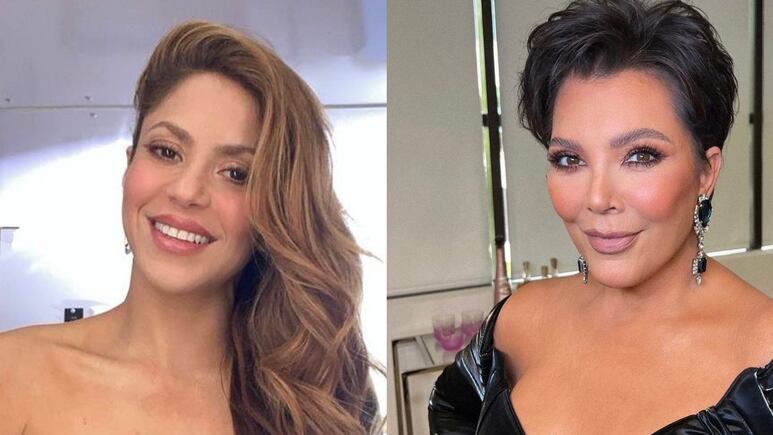 Shakira y Kris Jenner sorprenden con mismo disfraz para Día de Muertos
