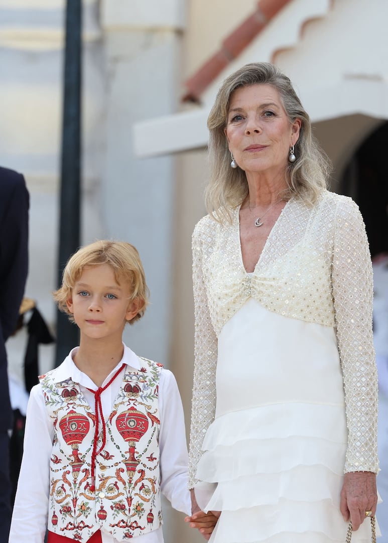 La familia real de Mónaco reunida celebrando 20 años de reinado